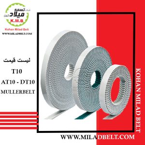 T10/DT10/AT10 - MULLERBELT /WHITE FLEX MULLER BELT